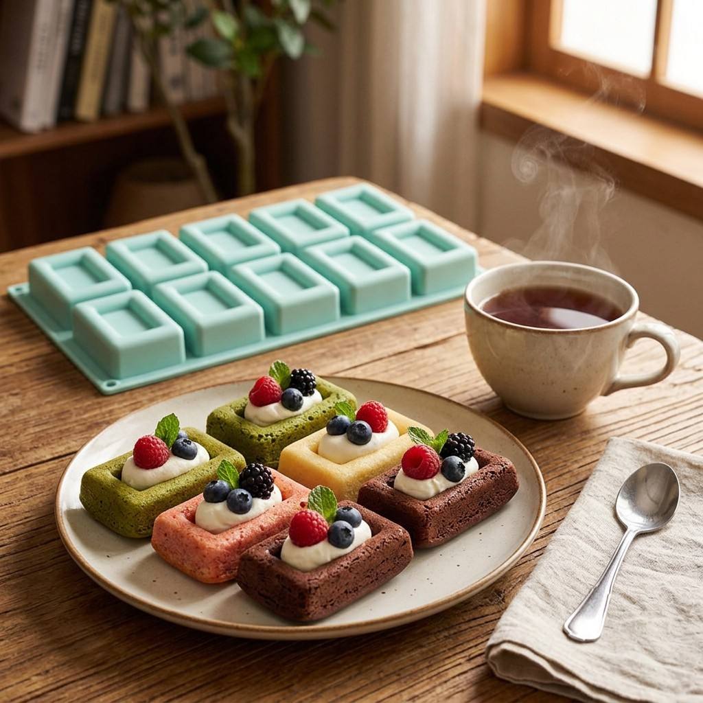 Non-stick 10-Hole Rectangle Si - Soap Making Tutorial 评论和价格