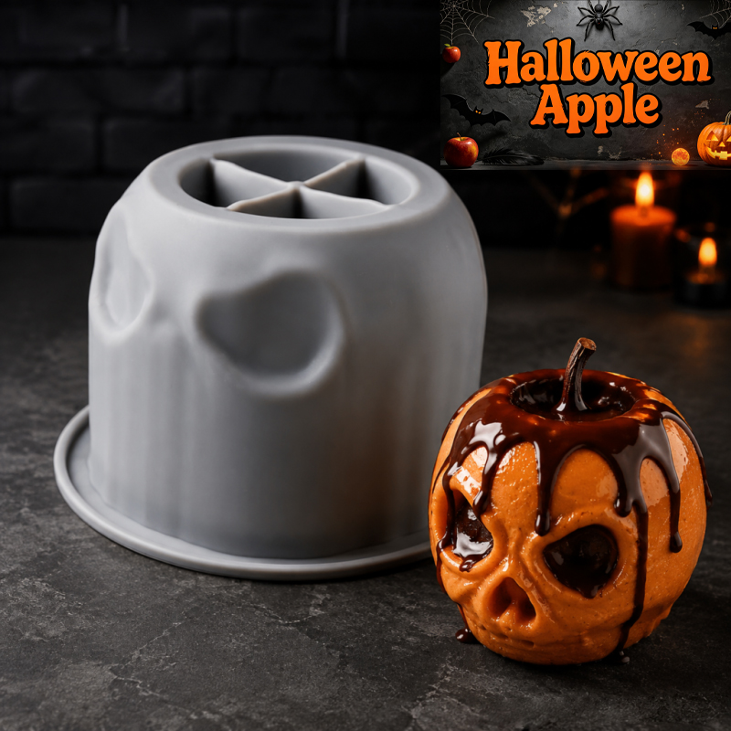 Halloween skull apple silicone - Soap Making Tutorial 评论和价格