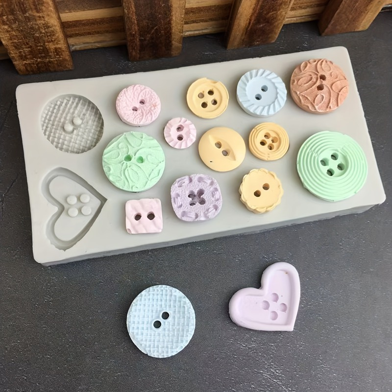 Buttons Shape Silicone Mold Si - Soap Making Tutorial 评论和价格