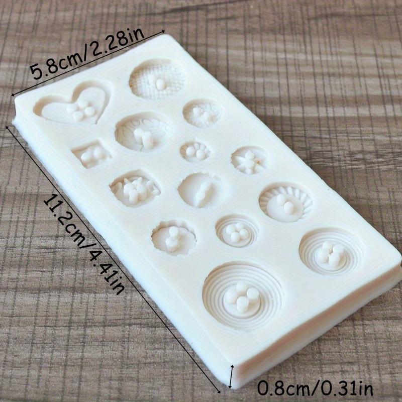 Buttons Shape Silicone Mold Si - Soap Making Tutorial 评论和价格