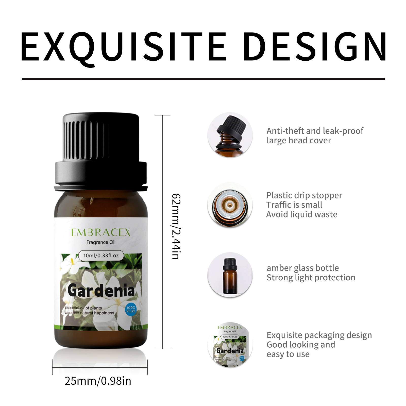10ml Gardenia Fragrance Oils M - Soap Making Friend 评论和价格