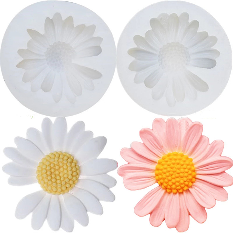 3D Daisy Flower Mold Sun Silic - Soap Making Tutorial 评论和价格