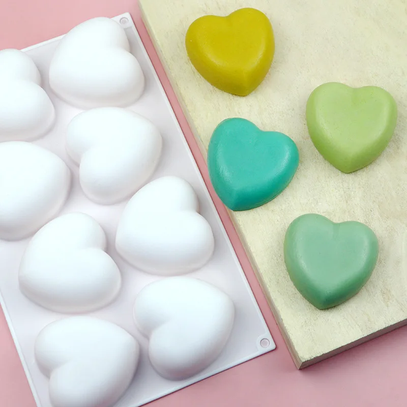 Love Heart Silicone Soap Mold  - Soap Making Tutorial 评论和价格