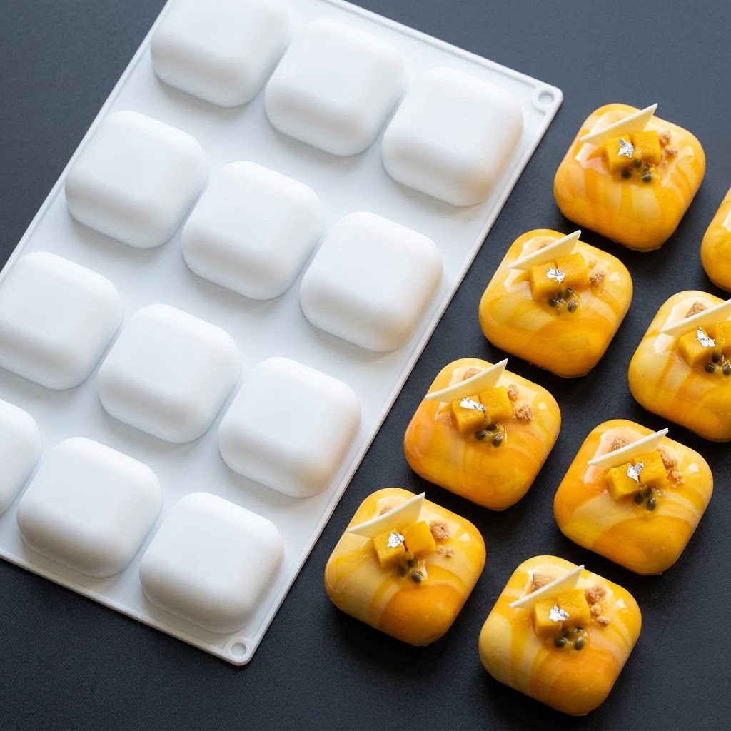 12-Cavity Square Pillow Silico - Soap Making Tutorial 评论和价格