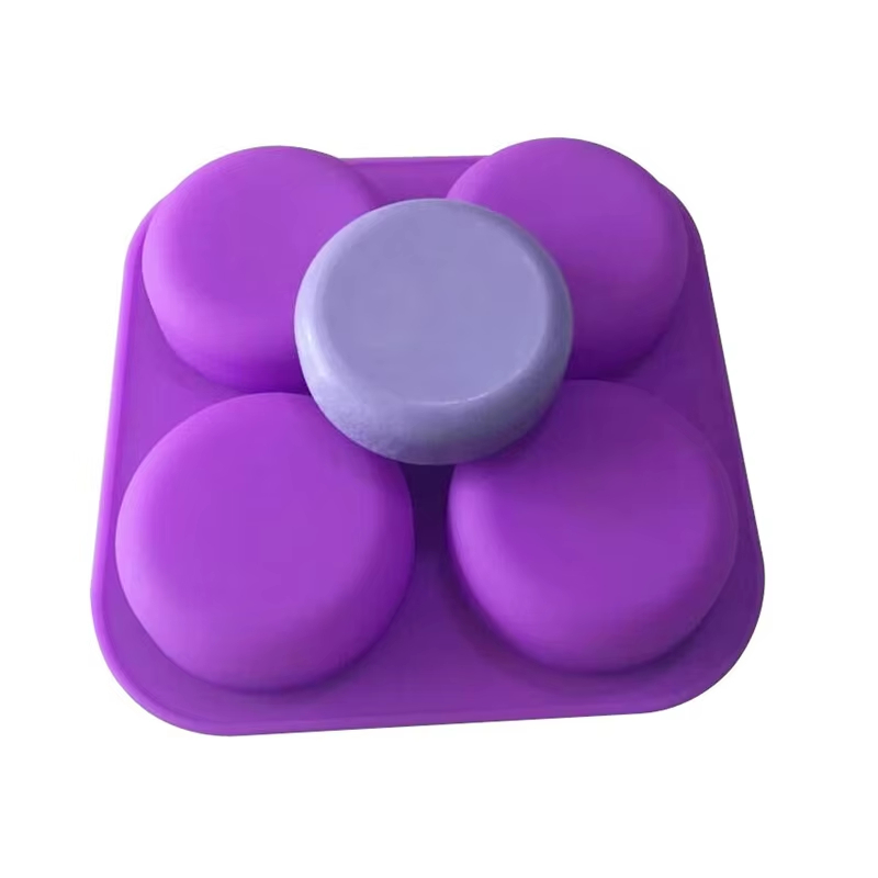 1-2 PCS 4 Cavity Reusable Roun - Soap Making Tutorial 评论和价格