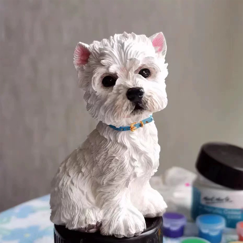 Cute Puppy Dog West Highland T - Soap Making Yorkshire 评论和价格
