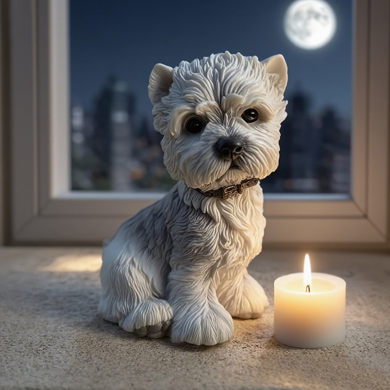 Cute Puppy Dog West Highland T - Soap Making Yorkshire 评论和价格