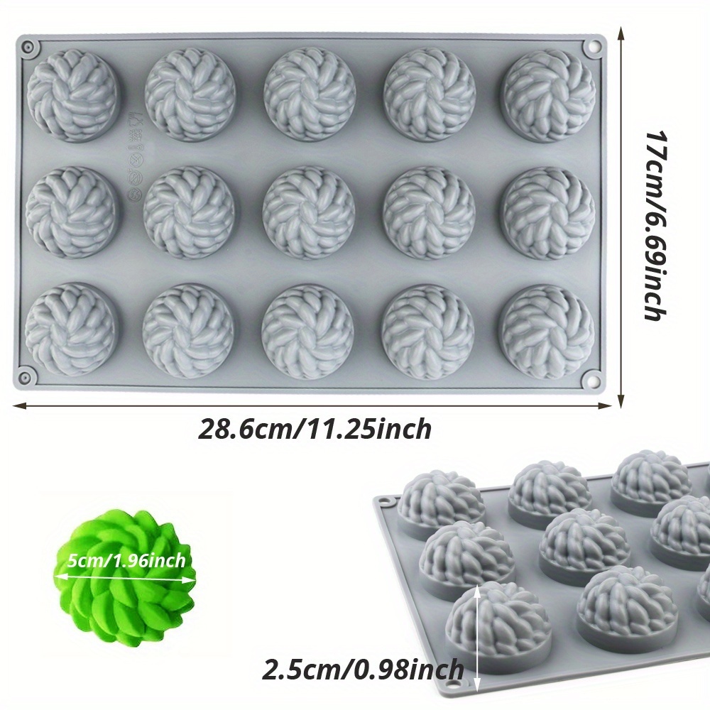 1Pc Cake Mold Santa Ana Floral - Soap Making Tutorial 评论和价格