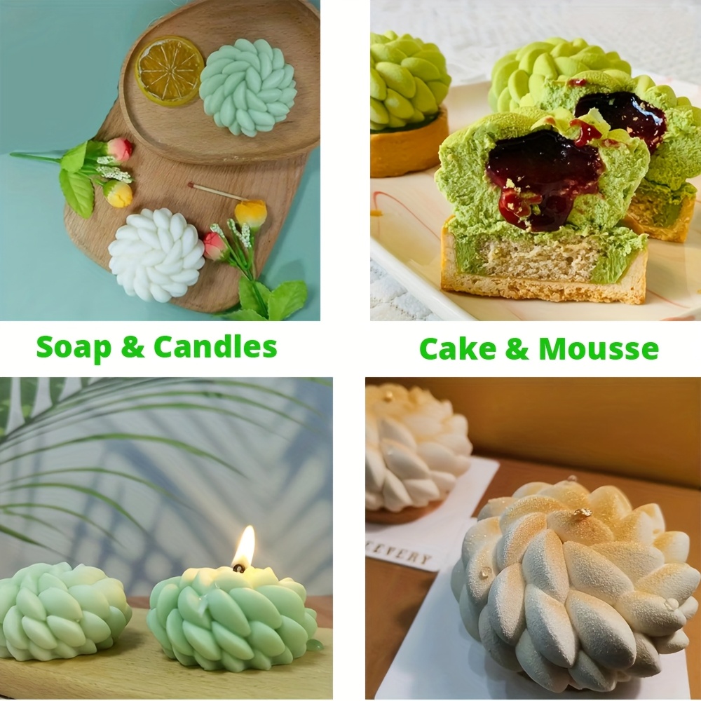1Pc Cake Mold Santa Ana Floral - Soap Making Tutorial 评论和价格