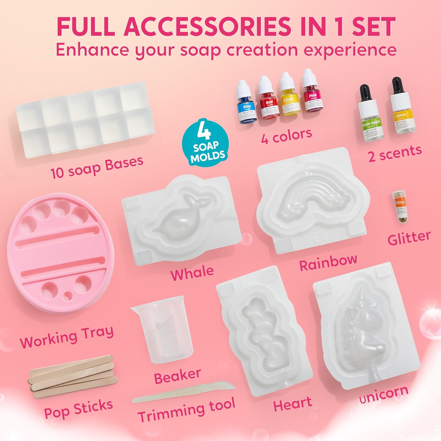 JOYFY Unicorn Soap Making Kit  - Soap Making Tutorial 评论和价格