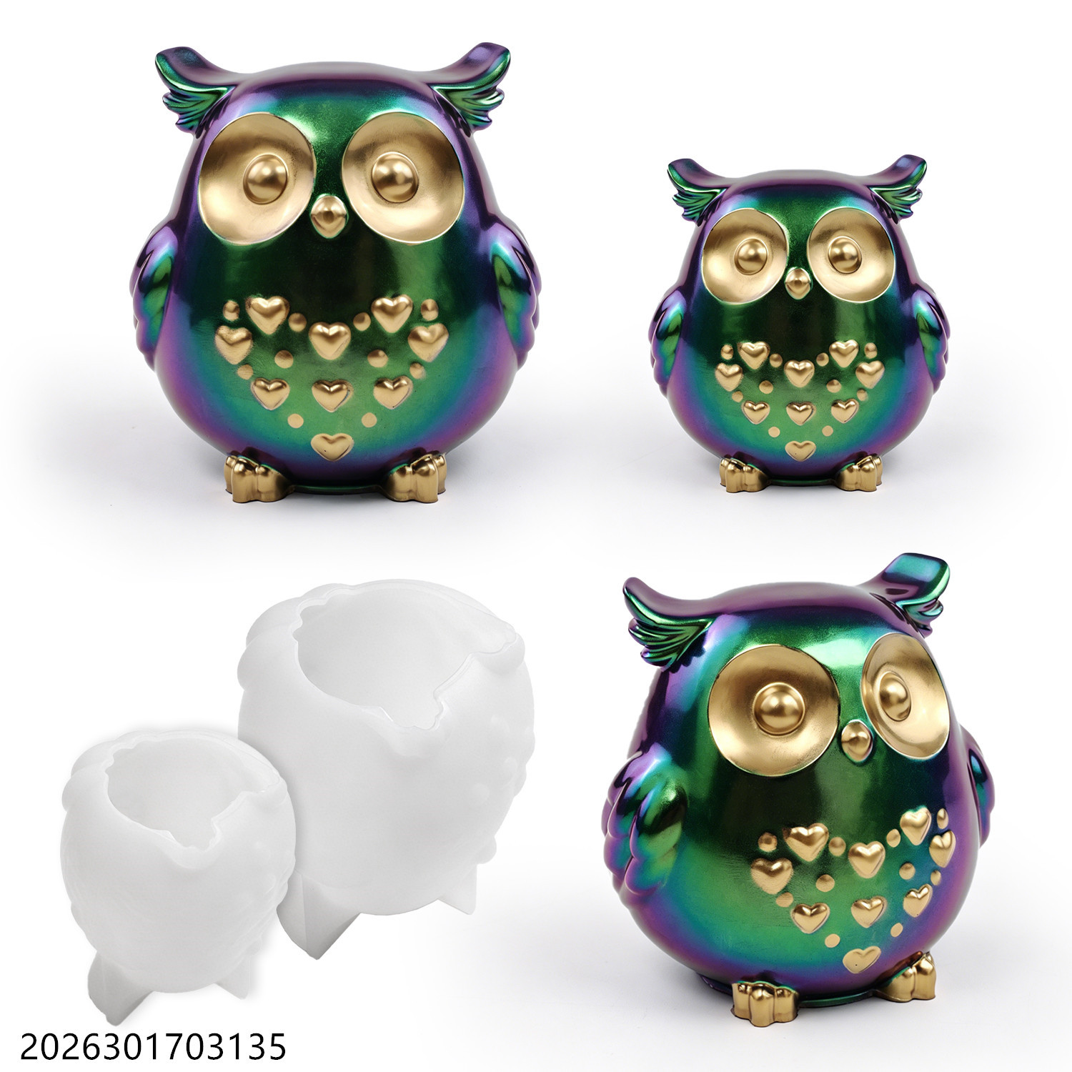 Owl Silicone Mold 3D Bird Shap - Soap Making Tutorial 评论和价格